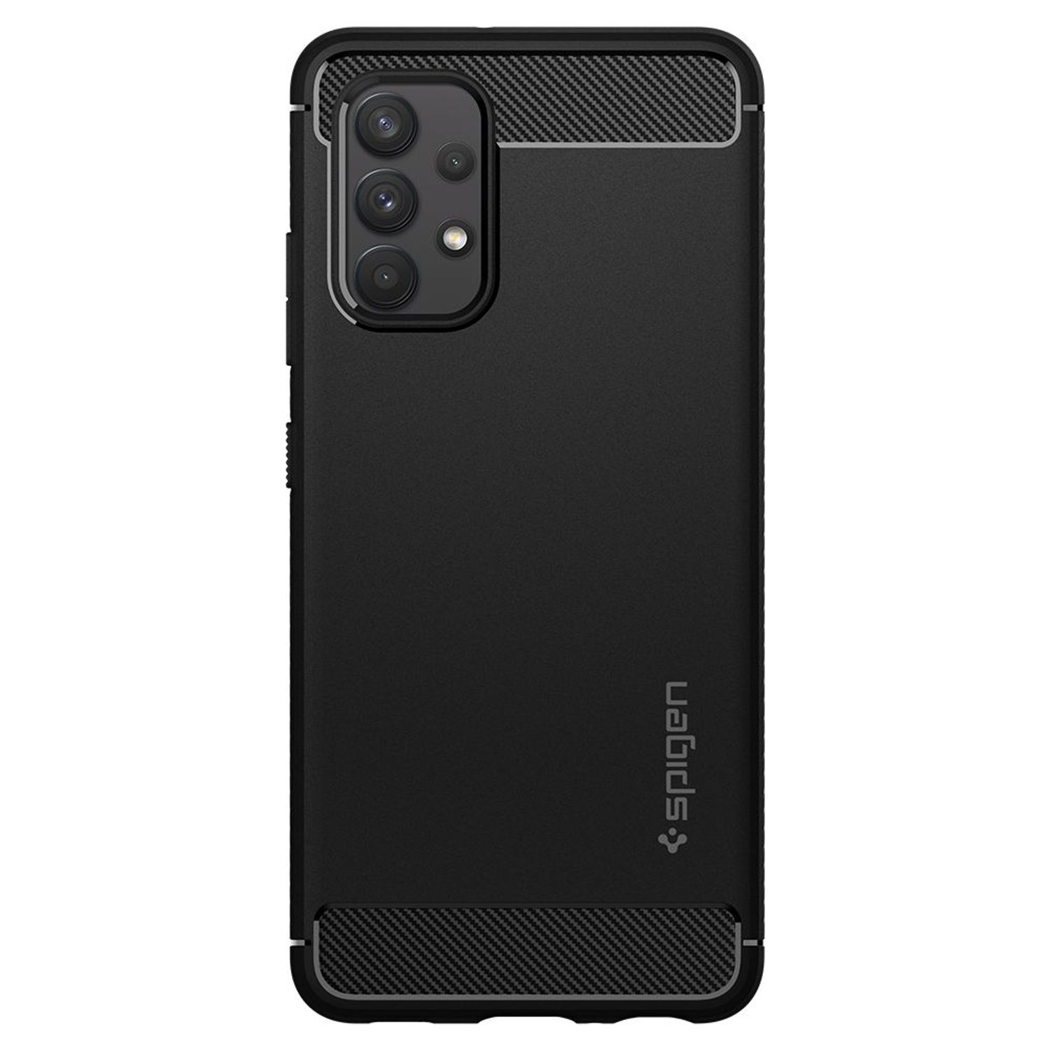 Husa premium Rugged Armor compatibila cu Samsung Galaxy A72 5G, Negru fotografia produsului View 3 L