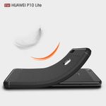 Husa Techsuit - Carbon Silicone - Huawei P10 Lite - Black fotografia produsului View 3 S