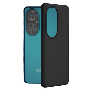 Husa premium techsuit - soft edge silicone - huawei p50 pro - black