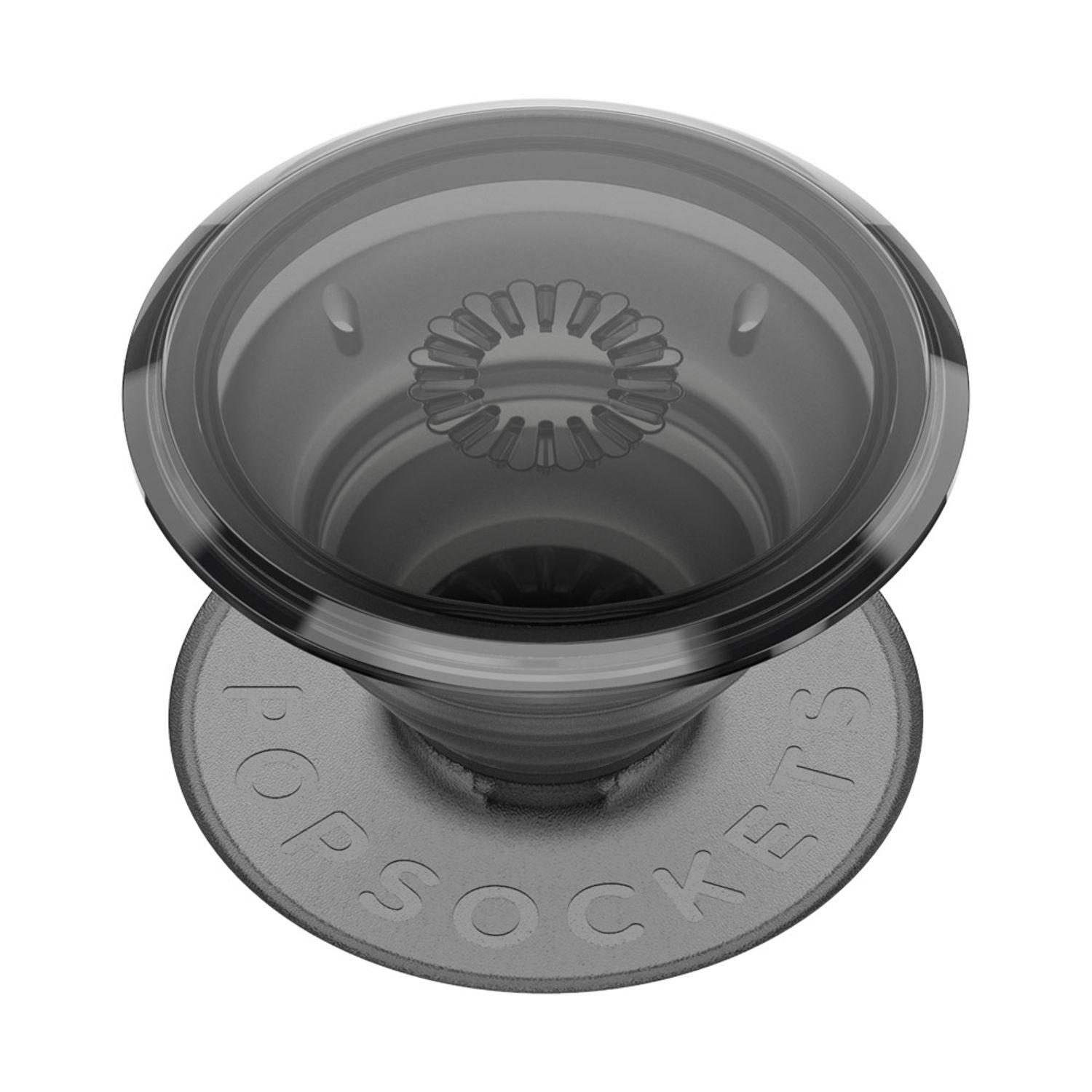 Accesoriu Popsockets pentru dispozitive mobile - PopGrip - Translucent Black fotografia produsului
