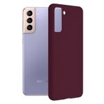 Husa premium Techsuit - Soft Edge Silicone - Samsung Galaxy S21 Plus - Plum Violet fotografia produsului