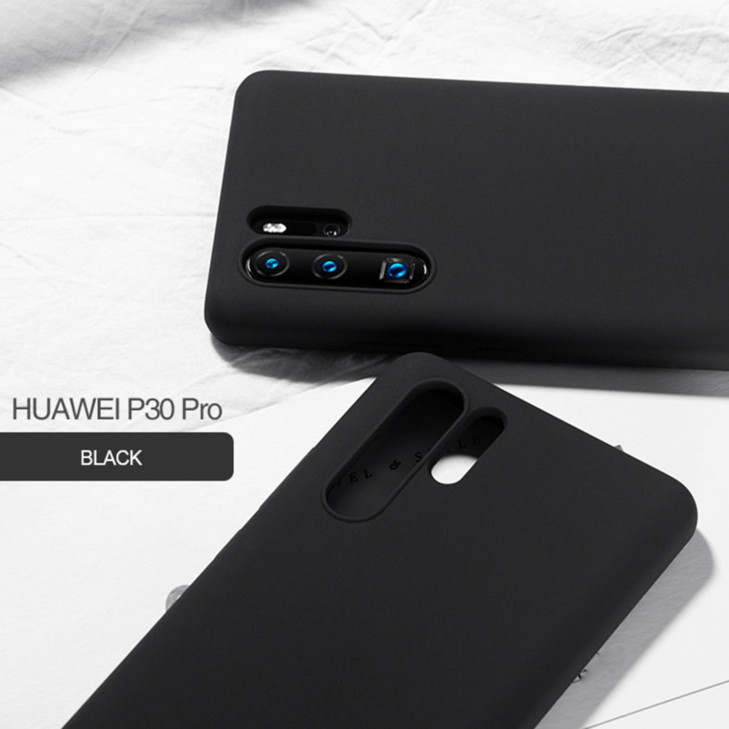 Husa premium Techsuit - Soft Edge Silicone - Huawei P30 Pro - Dark Green fotografia produsului View 3 L