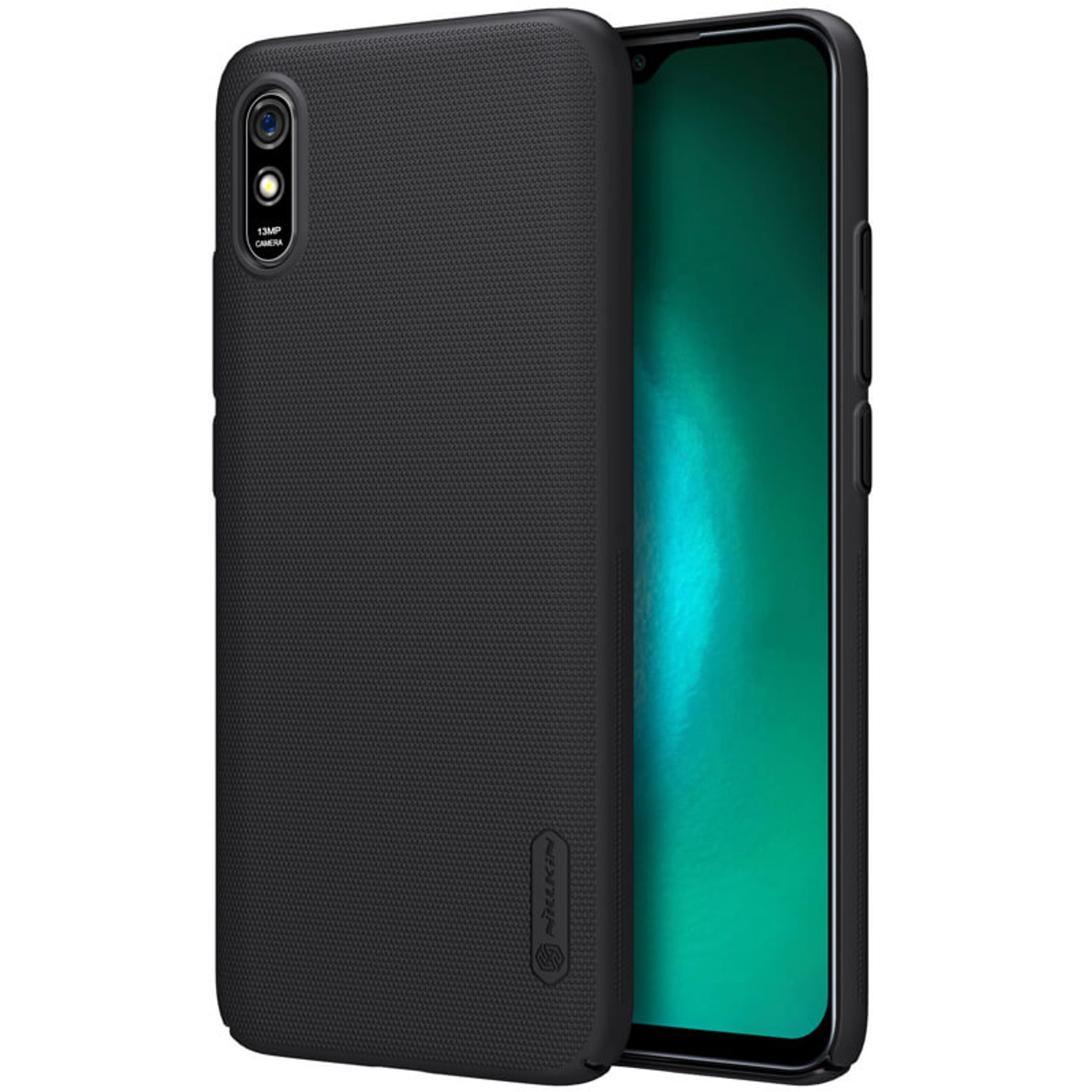 Husa Nillkin - Super Frosted Shield - Xiaomi Redmi 9A - Black fotografia produsului View 3 L