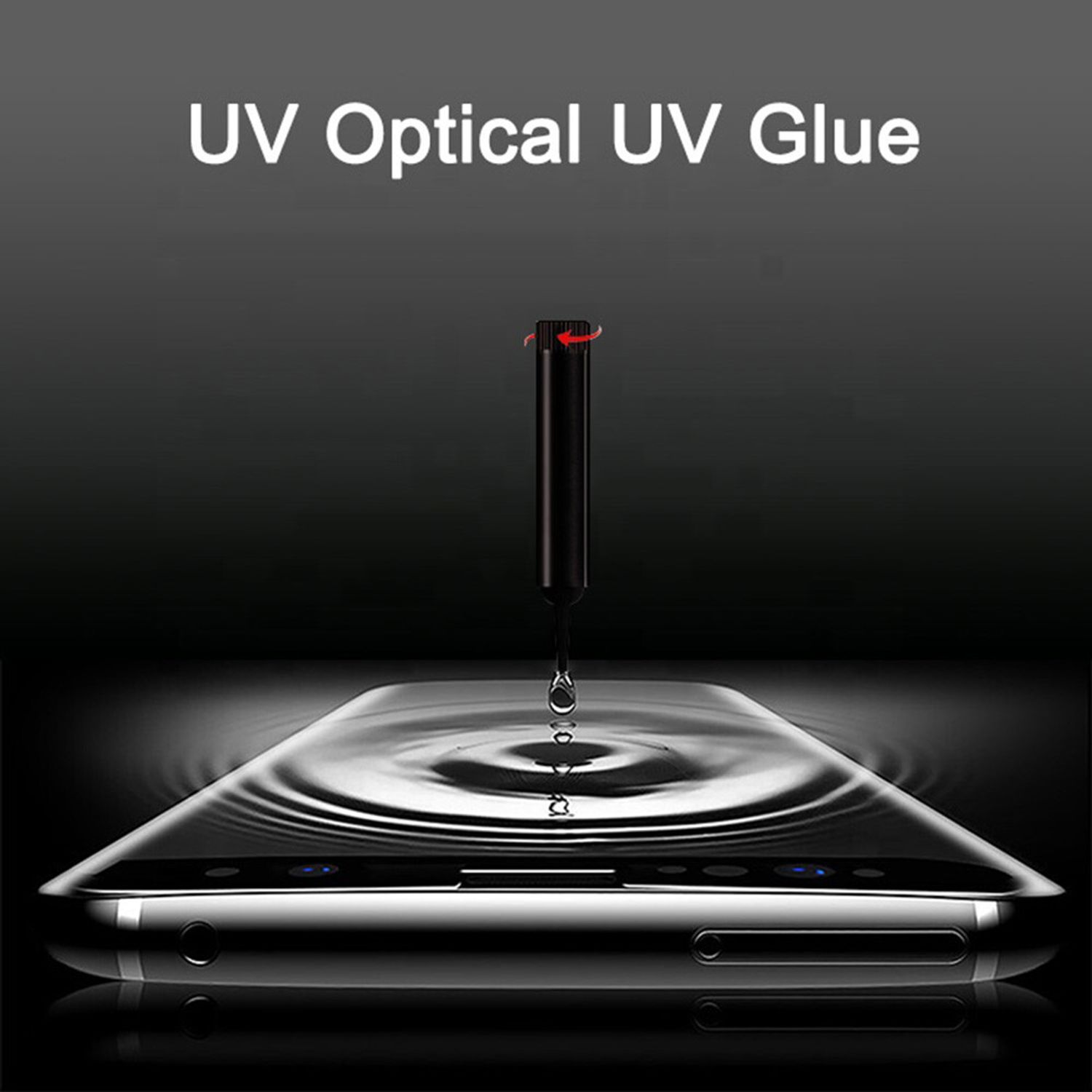 Folie protectie- 3D UV Glass - Samsung Galaxy Note 8 - PRIVACY fotografia produsului View 3 L