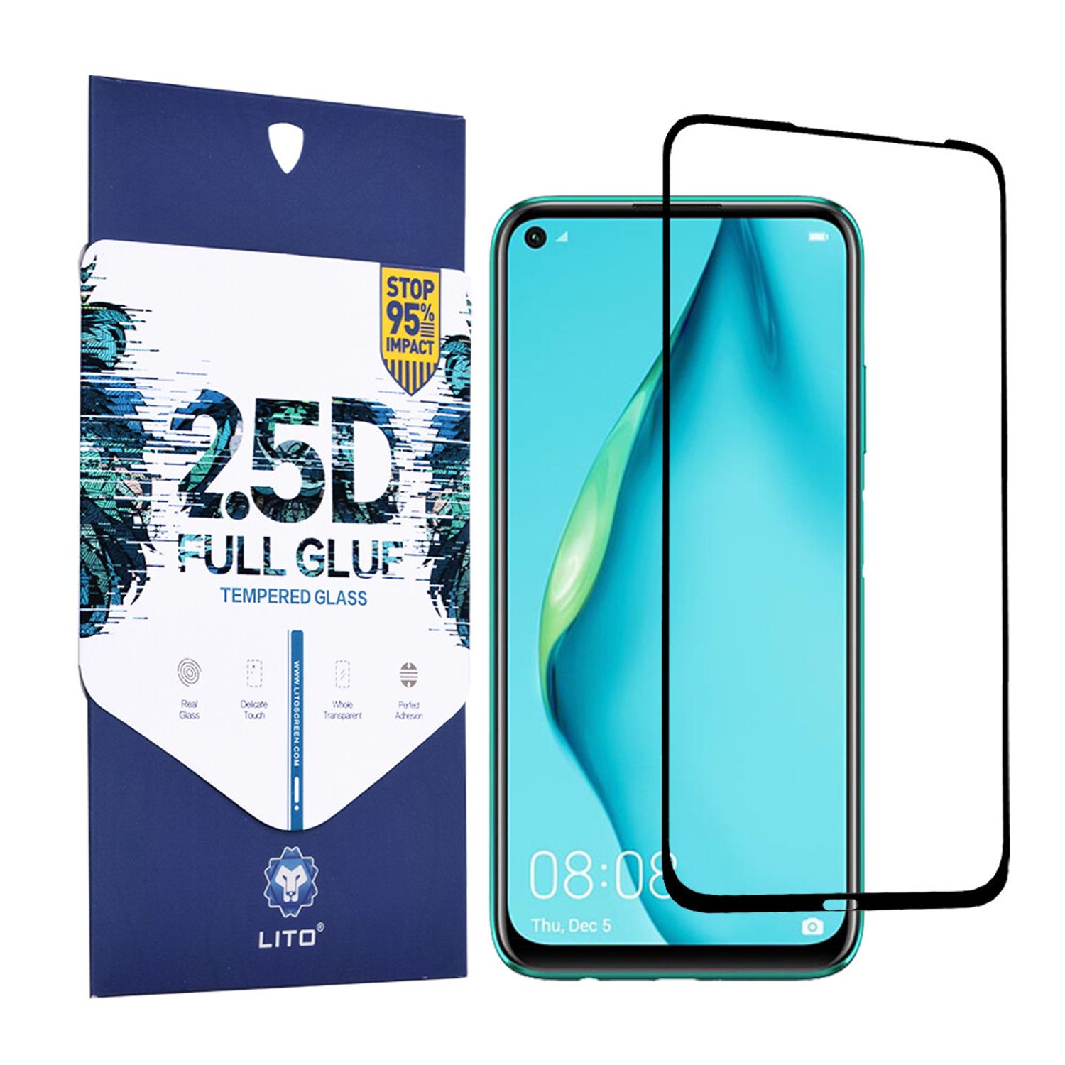 Folie protectie Huawei P40 Lite - Black fotografia produsului