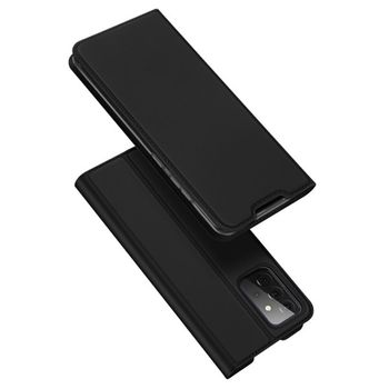 Husa tip carte dux ducis - skin pro - samsung galaxy a72 5g - black