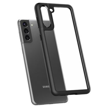 Husa premium ultra hybrid compatibila cu samsung galaxy s21 plus, negru