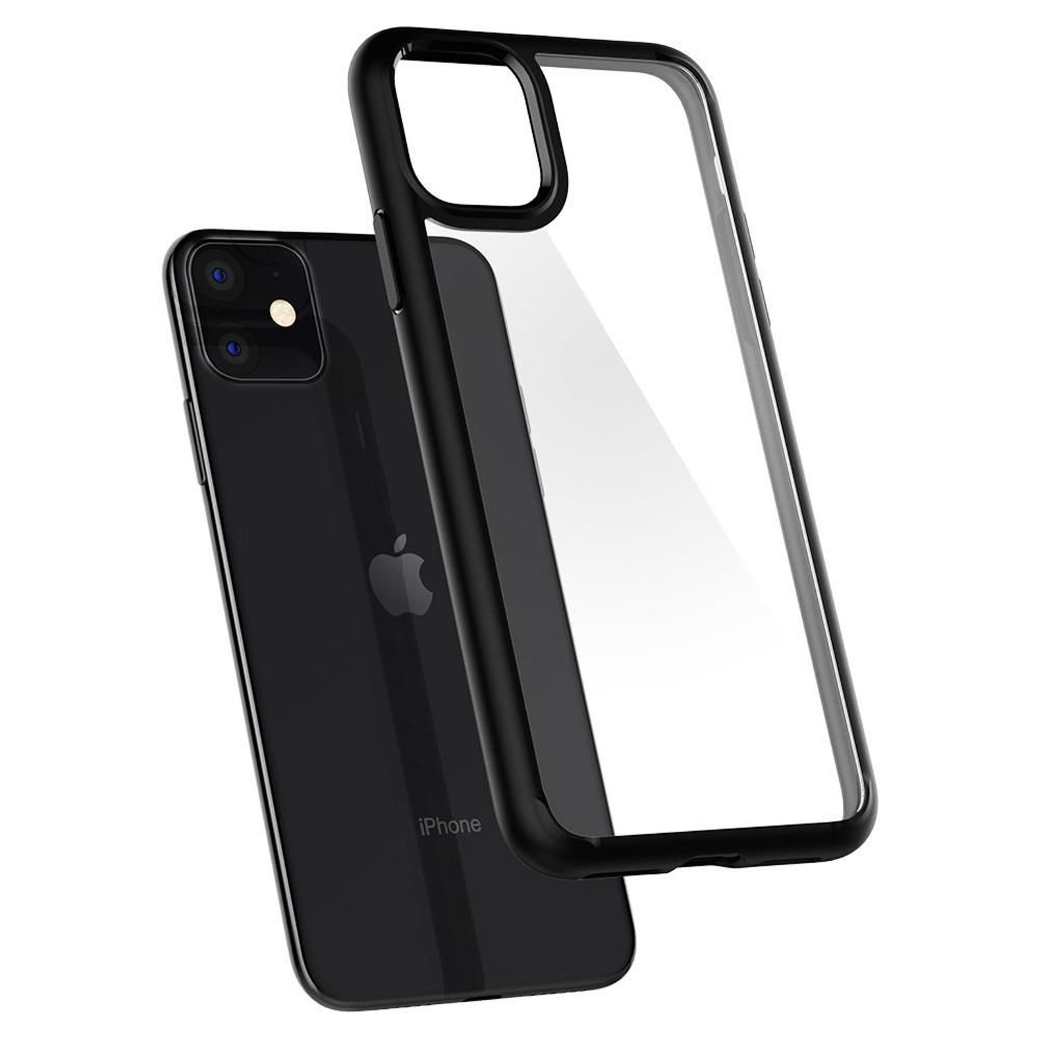 Husa premium Ultra Hybrid compatibila cu iPhone 11, Negru fotografia produsului