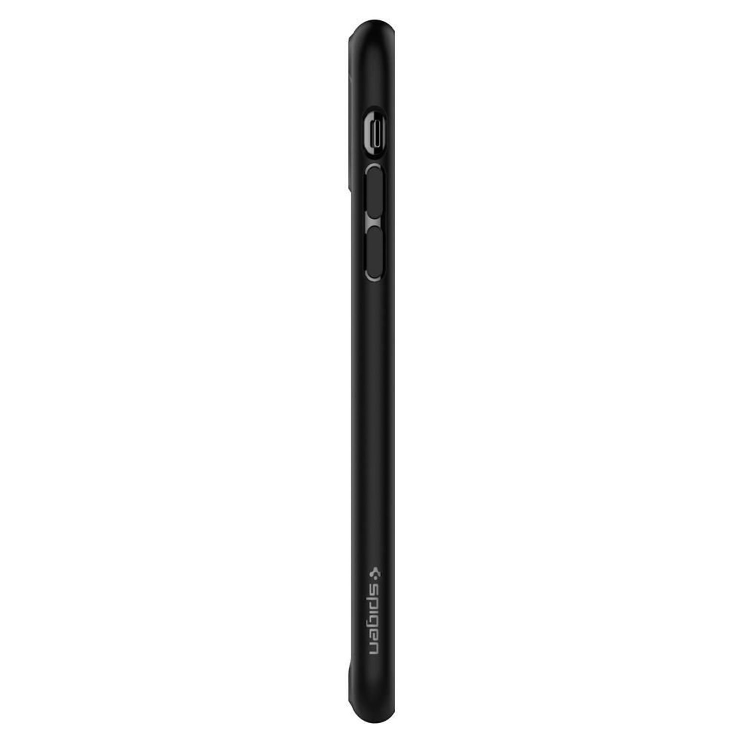 Husa premium Ultra Hybrid compatibila cu iPhone 11, Negru fotografia produsului View 3 L