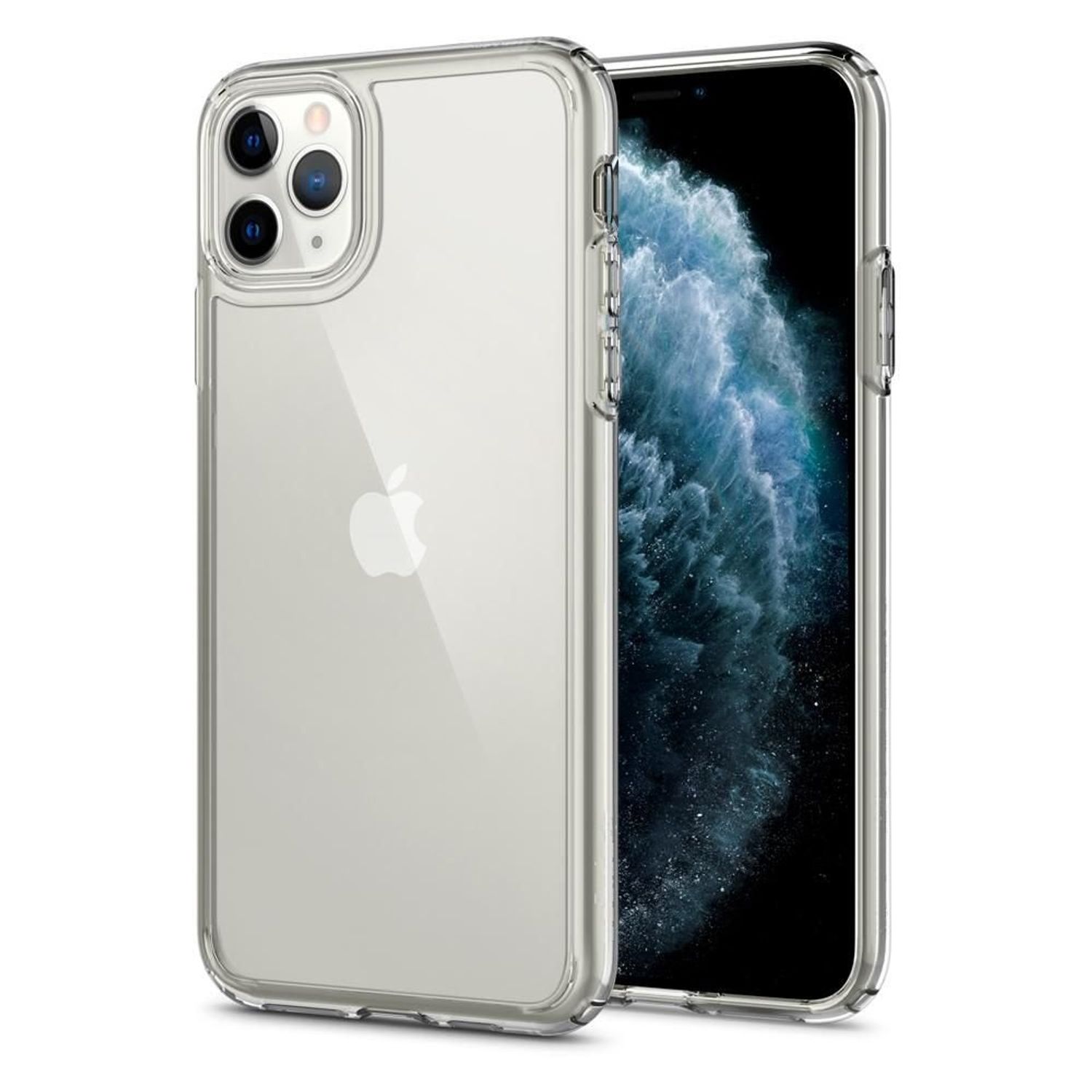 Husa premium Ultra Hybrid compatibila cu iPhone 11 Pro Max, Transparent fotografia produsului View 3 L