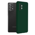 Husa premium Techsuit - Soft Edge Silicone - Samsung Galaxy A72 5G - Dark Green fotografia produsului