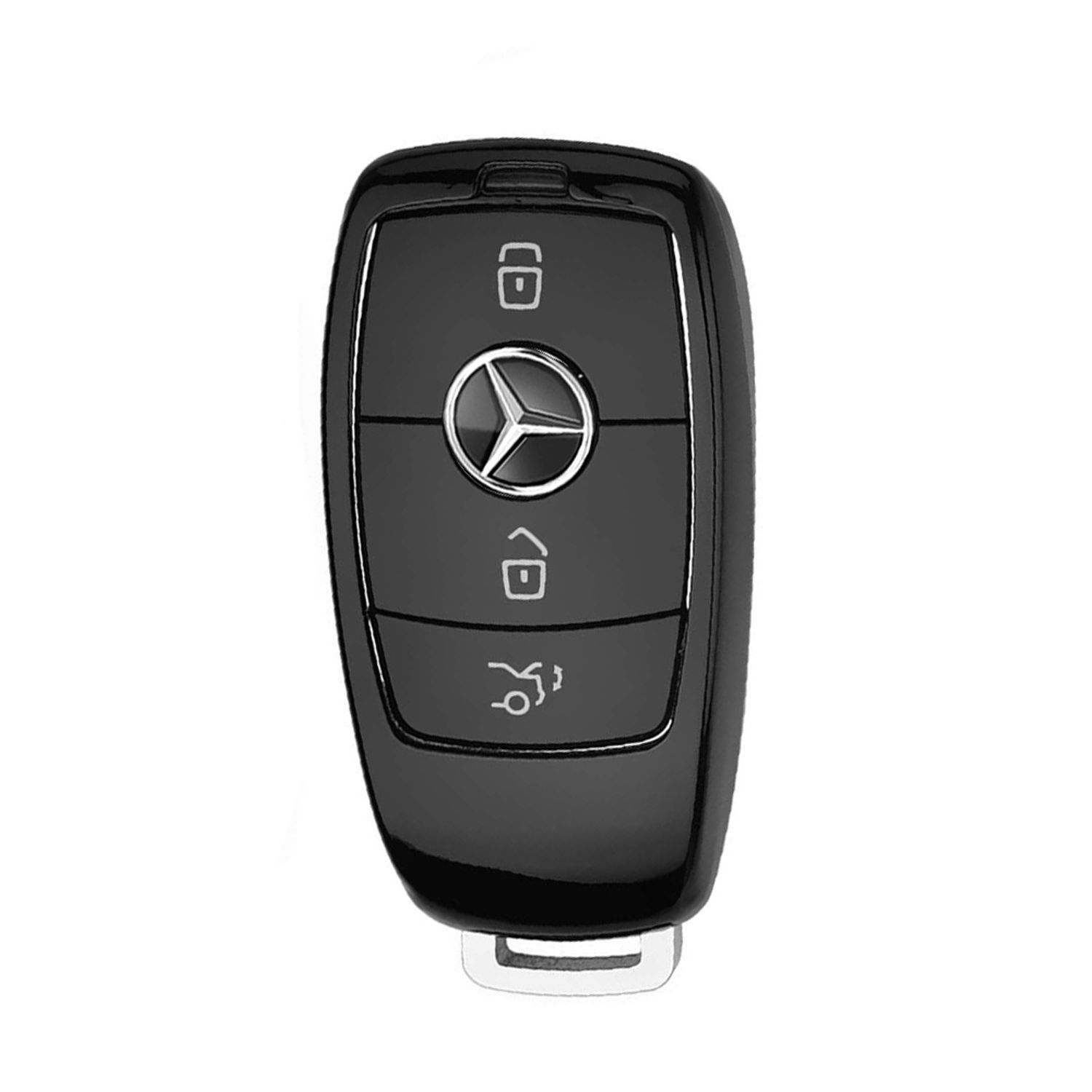 Husa din silicon pentru cheie auto Techsuit - Mercedes-Benz GLA-Class, GLC-Class (1008.06) fotografia produsului View 2 L