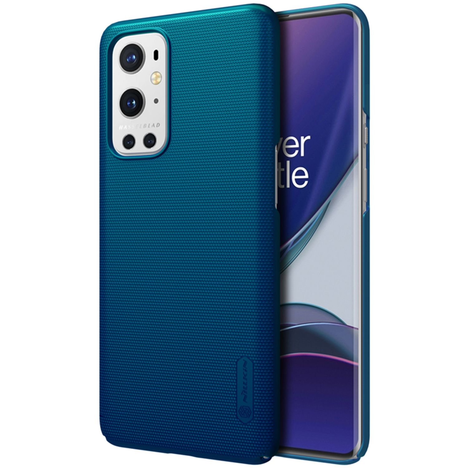 Husa Nillkin - Super Frosted Shield - Oneplus 9 Pro - Blue fotografia produsului