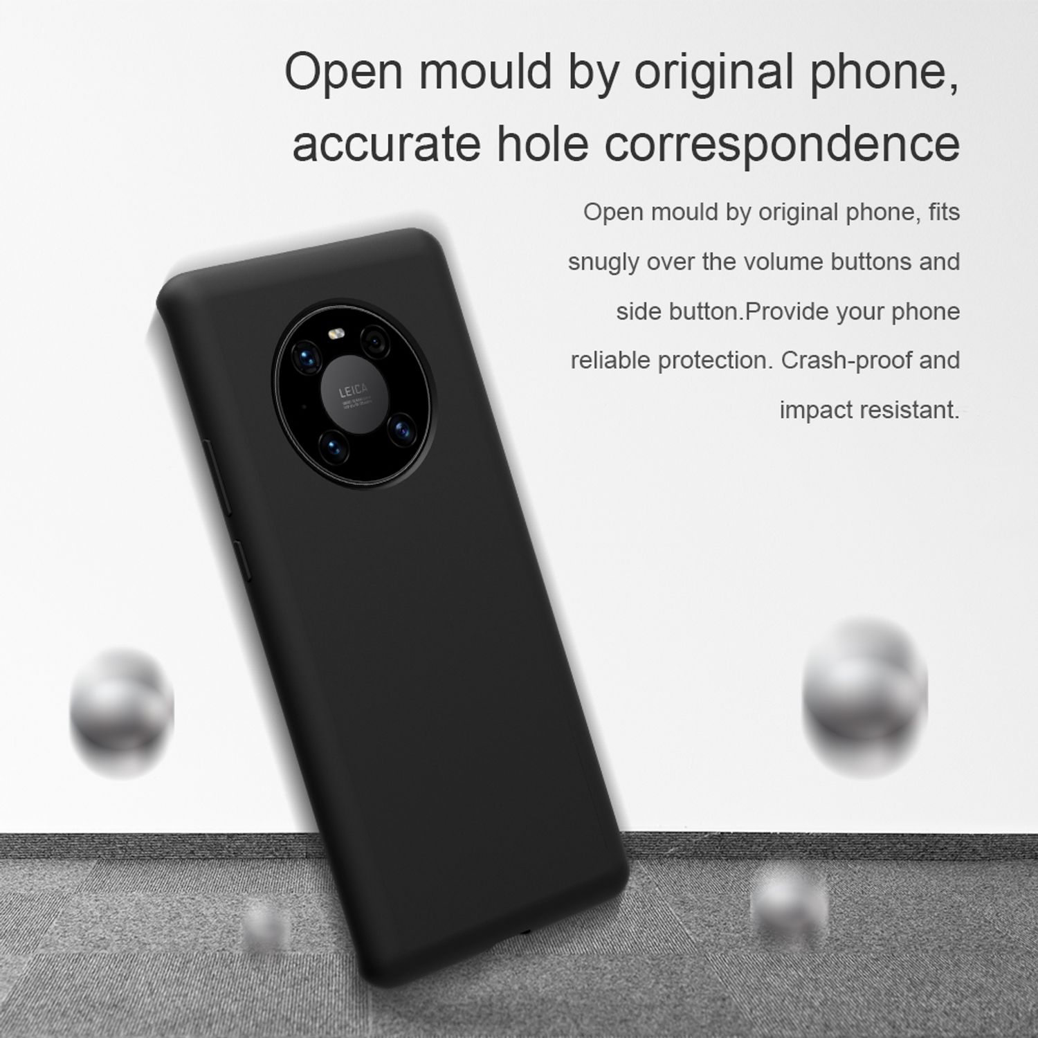 Husa premium Techsuit - Soft Edge Silicone - Xiaomi Redmi Note 9T - Black fotografia produsului View 3 L