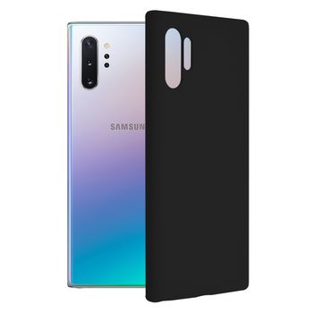 Husa premium techsuit - soft edge silicone - samsung galaxy note 10 plus - black
