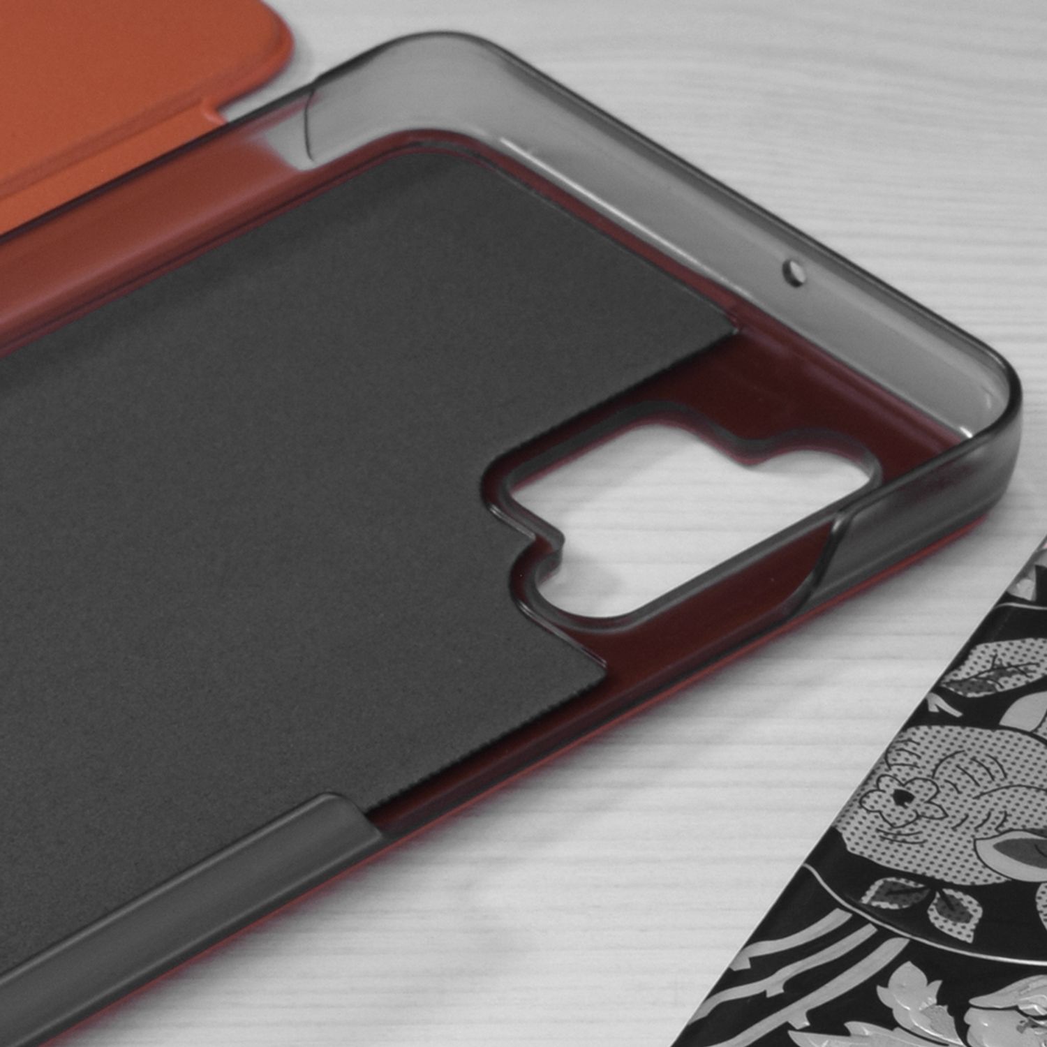 Husa tip carte Techsuit - eFold Series - Samsung Galaxy A32 4G - Orange fotografia produsului View 3 L
