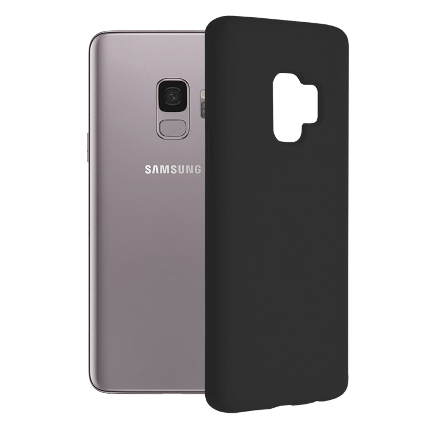 Husa premium Techsuit - Soft Edge Silicone - Samsung Galaxy S9 Plus - Black fotografia produsului
