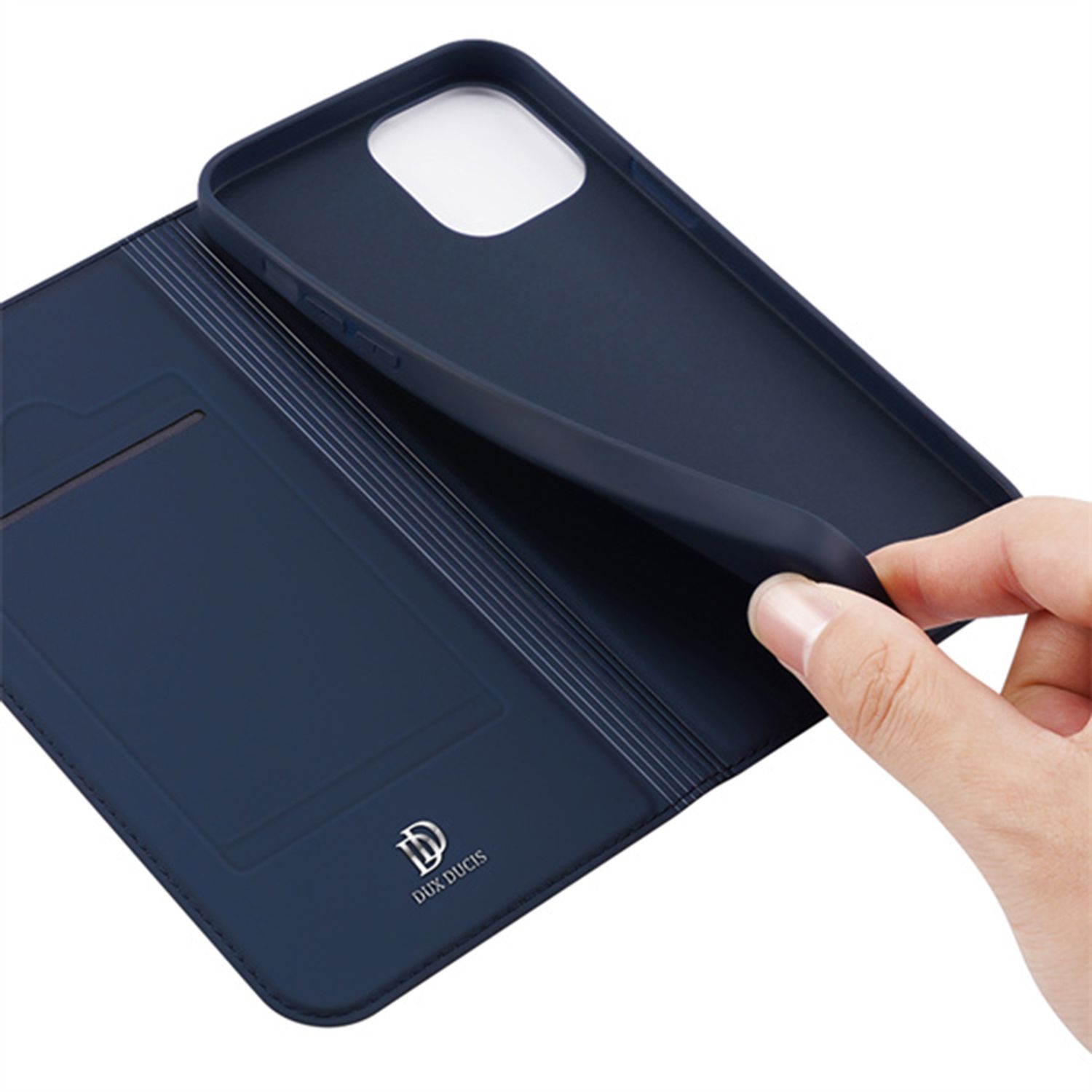 Husa tip carte Dux Ducis - Skin Pro - iPhone 13 Mini - Black fotografia produsului View 3 L