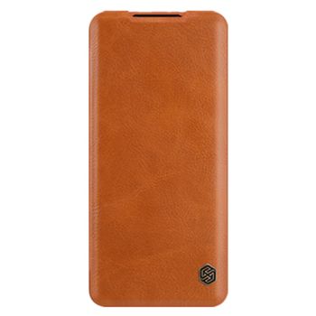 Husa nillkin - qin leather case - xiaomi poco m3 - brown