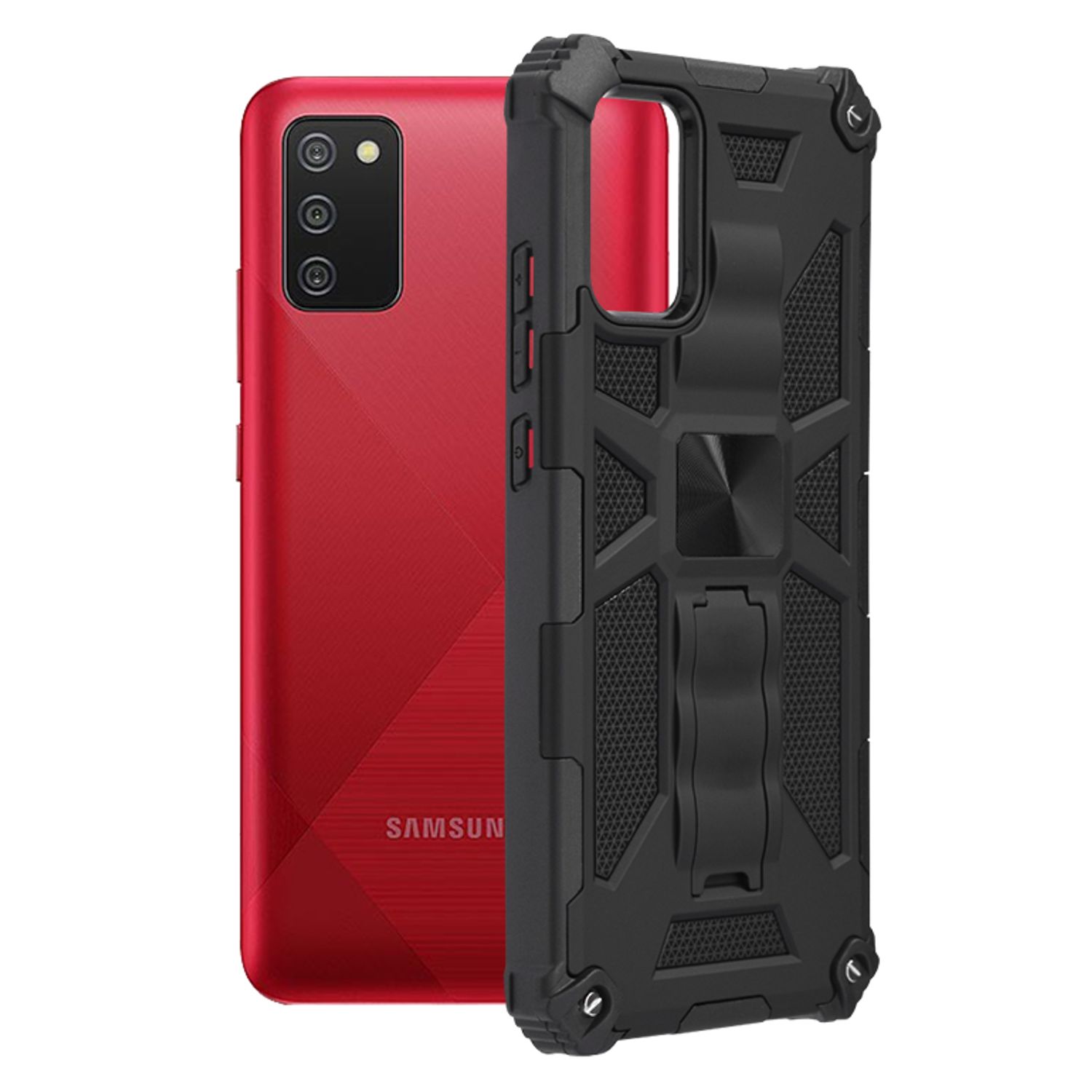 Husa antisoc Techsuit - Blazor Series - Samsung Galaxy A02S - Black fotografia produsului