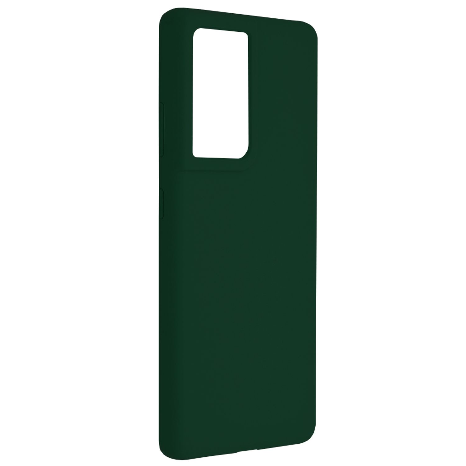 Husa premium Techsuit - Soft Edge Silicone - Samsung Galaxy S21 Ultra - Dark Green fotografia produsului View 2 L