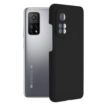 Husa premium techsuit - soft edge silicone - xiaomi mi 10t / mi 10t pro - black