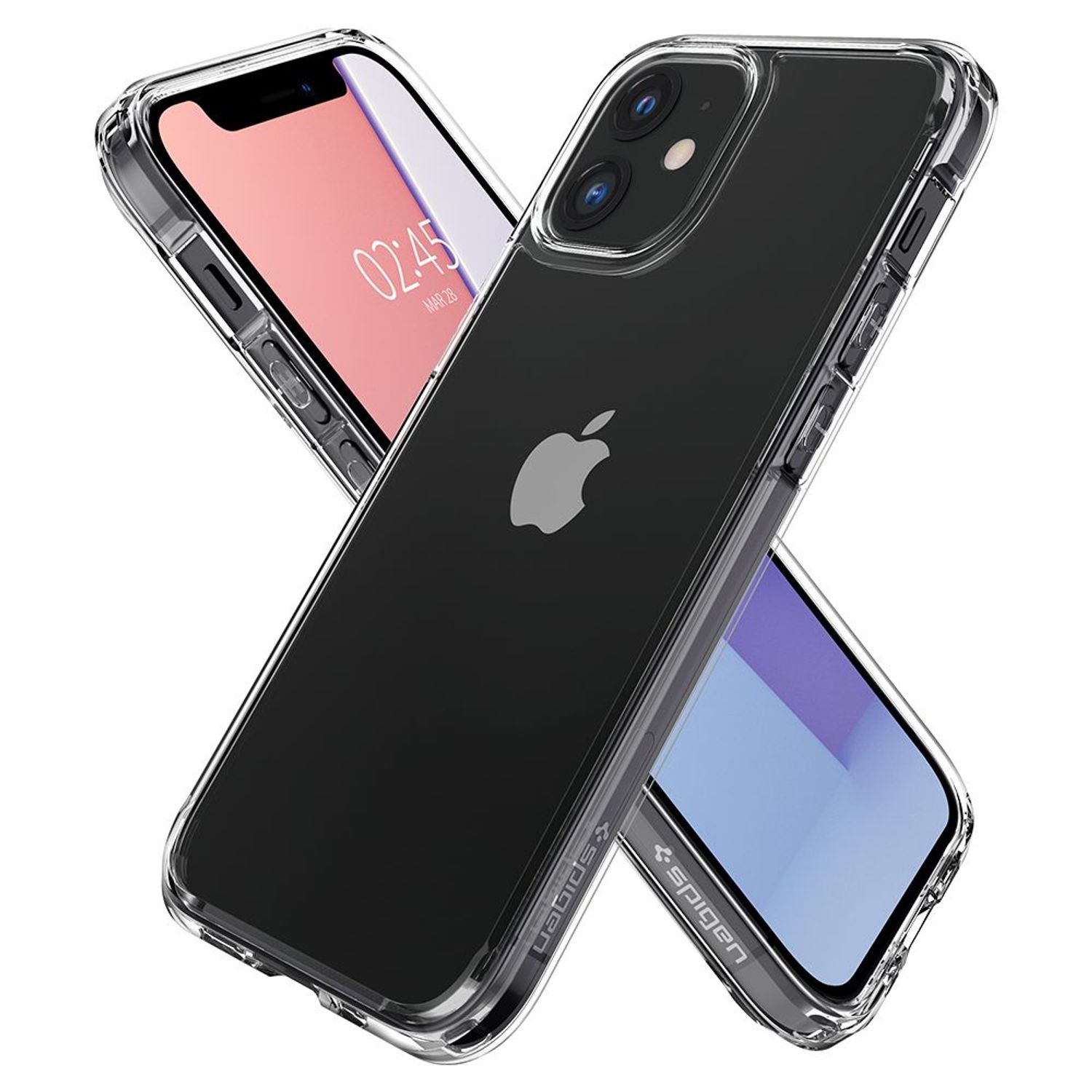 Husa premium Ultra Hybrid compatibila cu iPhone 12 Mini, Transparent fotografia produsului View 2 L