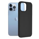 Husa premium Techsuit - Soft Edge Silicone - iPhone 13 Pro Max - Black fotografia produsului