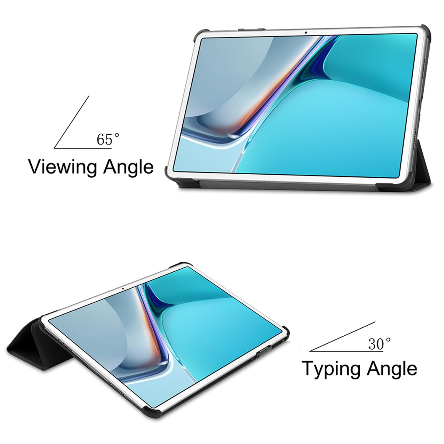 Husa tableta Huawei Matepad 11 (2021), Negru fotografia produsului View 3 L