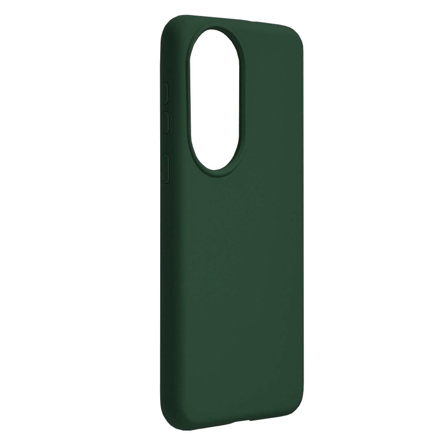 Husa premium Techsuit - Soft Edge Silicone - Huawei P50 - Dark Green fotografia produsului View 2 L