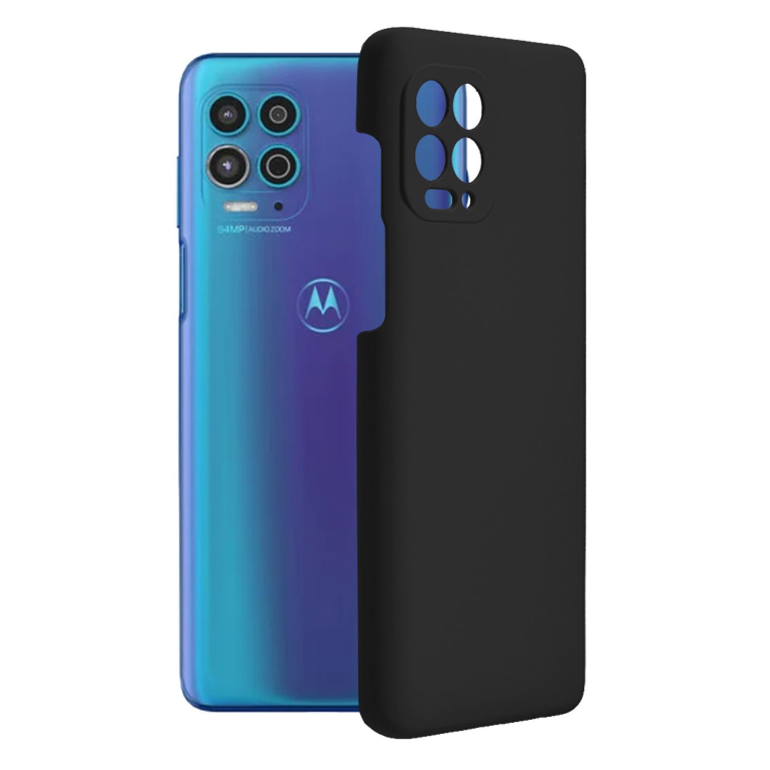 Husa premium Techsuit - Soft Edge Silicone - Motorola Moto G100 / Edge S - Black fotografia produsului
