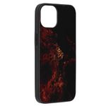 Husa cu spate din sticla Techsuit - Glaze Series - iPhone 13 - Red Nebula fotografia produsului