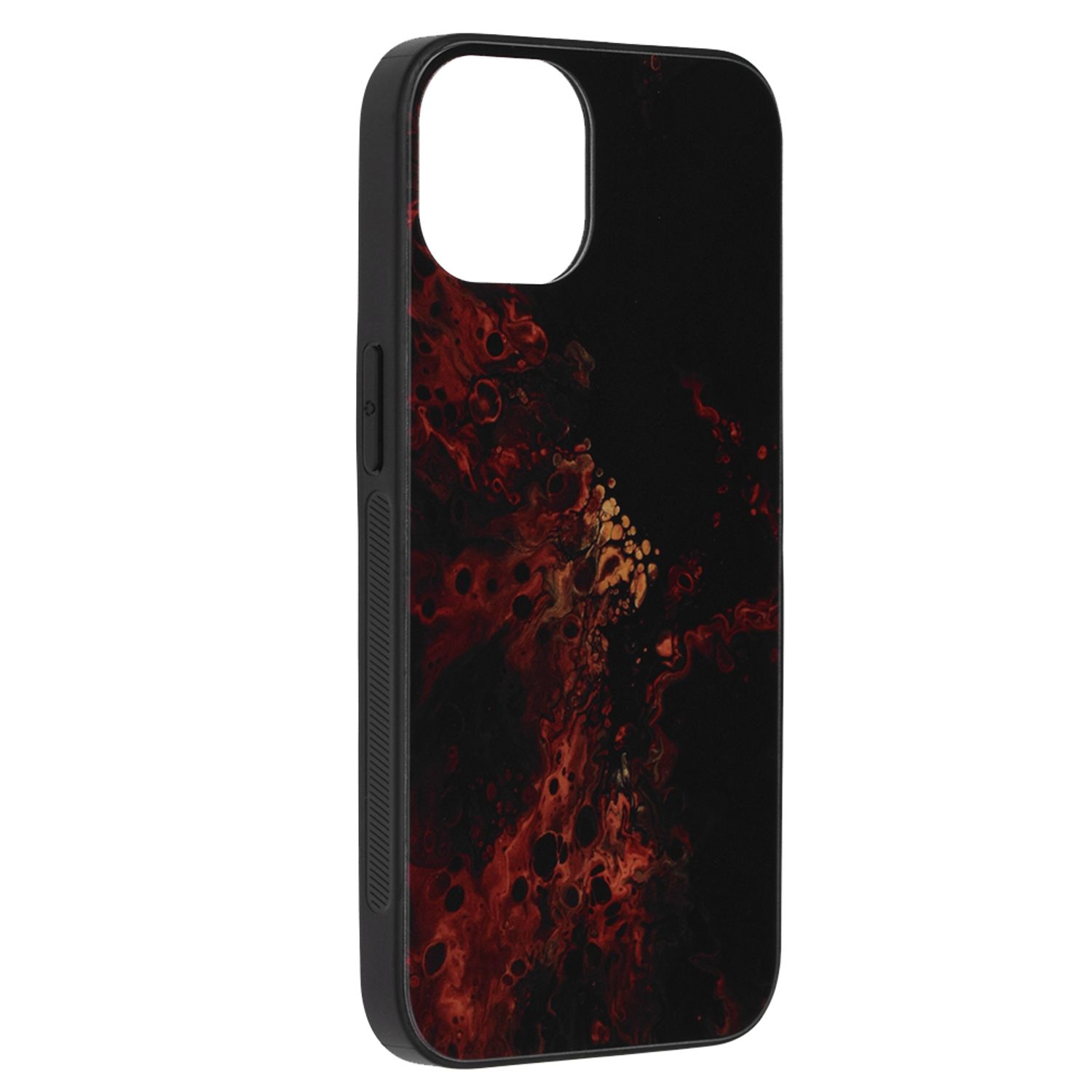 Husa cu spate din sticla Techsuit - Glaze Series - iPhone 13 - Red Nebula fotografia produsului