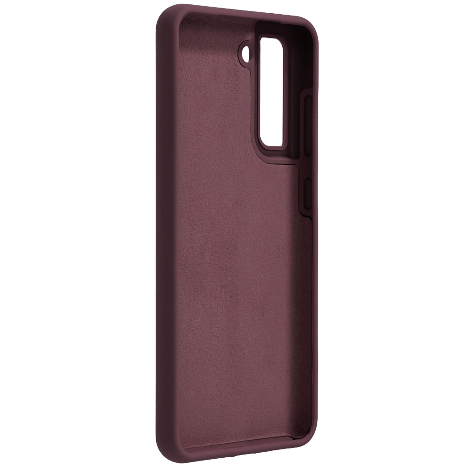 Husa premium Techsuit - Soft Edge Silicone - Samsung Galaxy S21 FE - Plum Violet fotografia produsului View 3 L