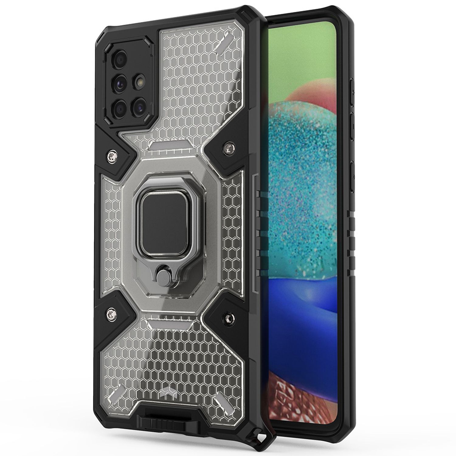 Husa Techsuit - Honeycomb Armor - Samsung Galaxy A71 - negru fotografia produsului