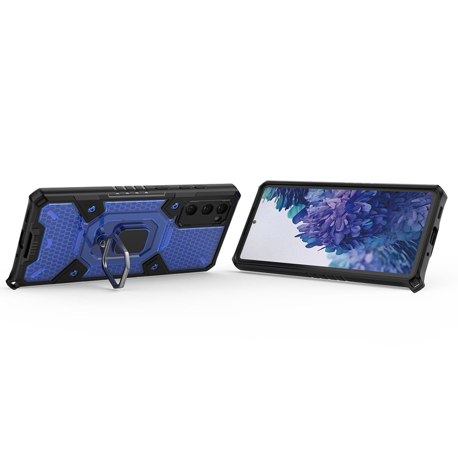 Husa Techsuit - Honeycomb Armor - Samsung Galaxy S20 FE - albastru fotografia produsului View 2 L