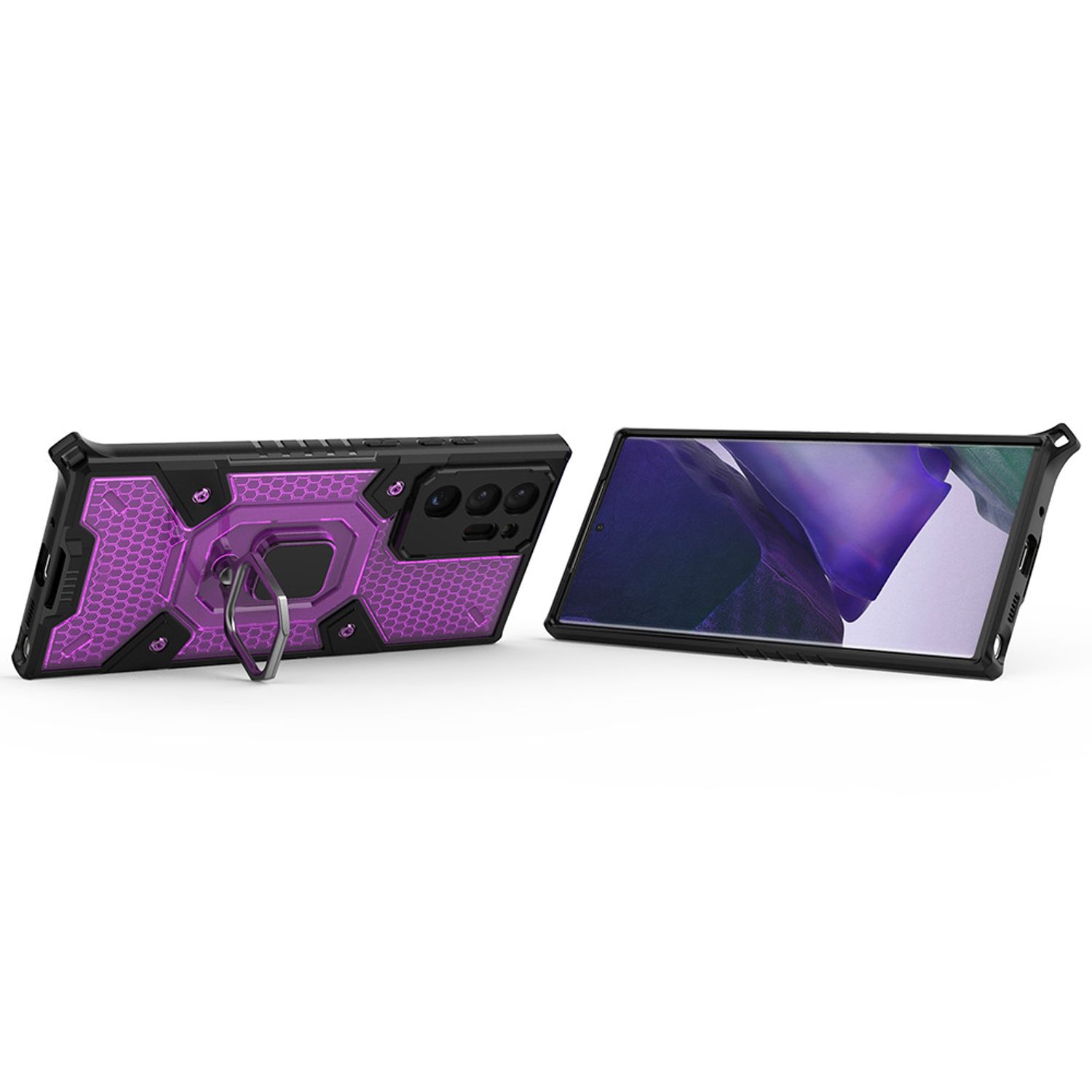Husa Techsuit - Honeycomb Armor - Samsung Galaxy Note 20 Ultra - violet fotografia produsului View 2 L