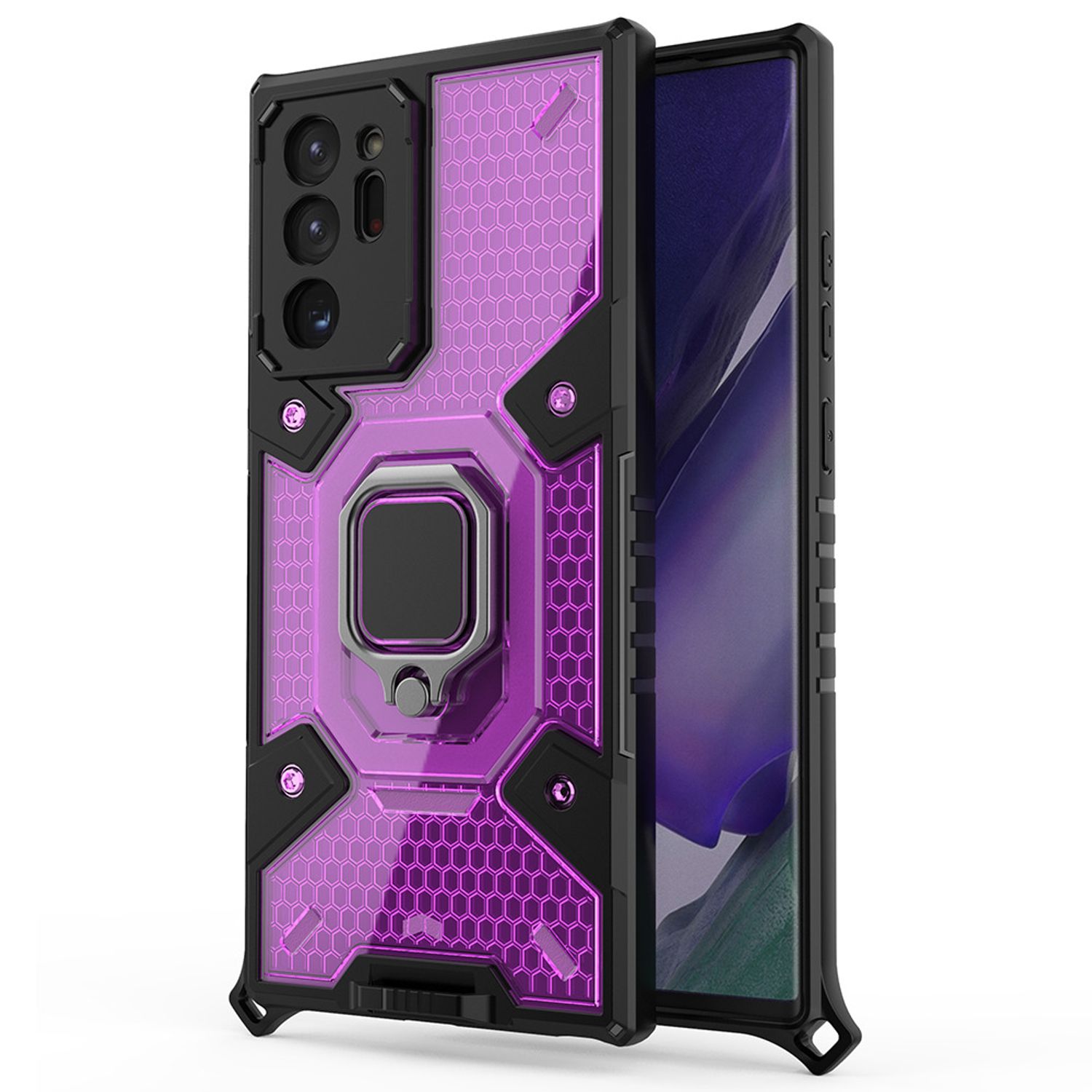 Husa Techsuit - Honeycomb Armor - Samsung Galaxy Note 20 Ultra - violet fotografia produsului