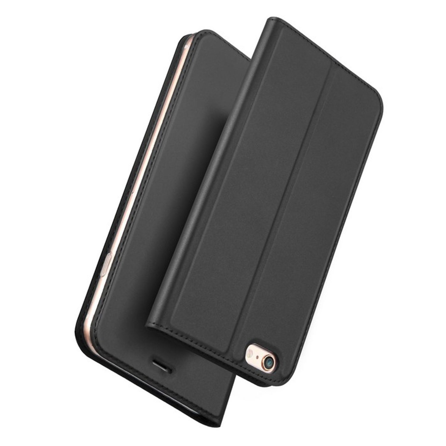 Husa tip carte Dux Ducis - Skin Pro - iPhone 6 / 6s - Black fotografia produsului View 2 L