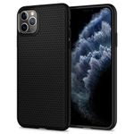 Husa premium Liquid Air compatibila cu iPhone 11 Pro, Negru fotografia produsului