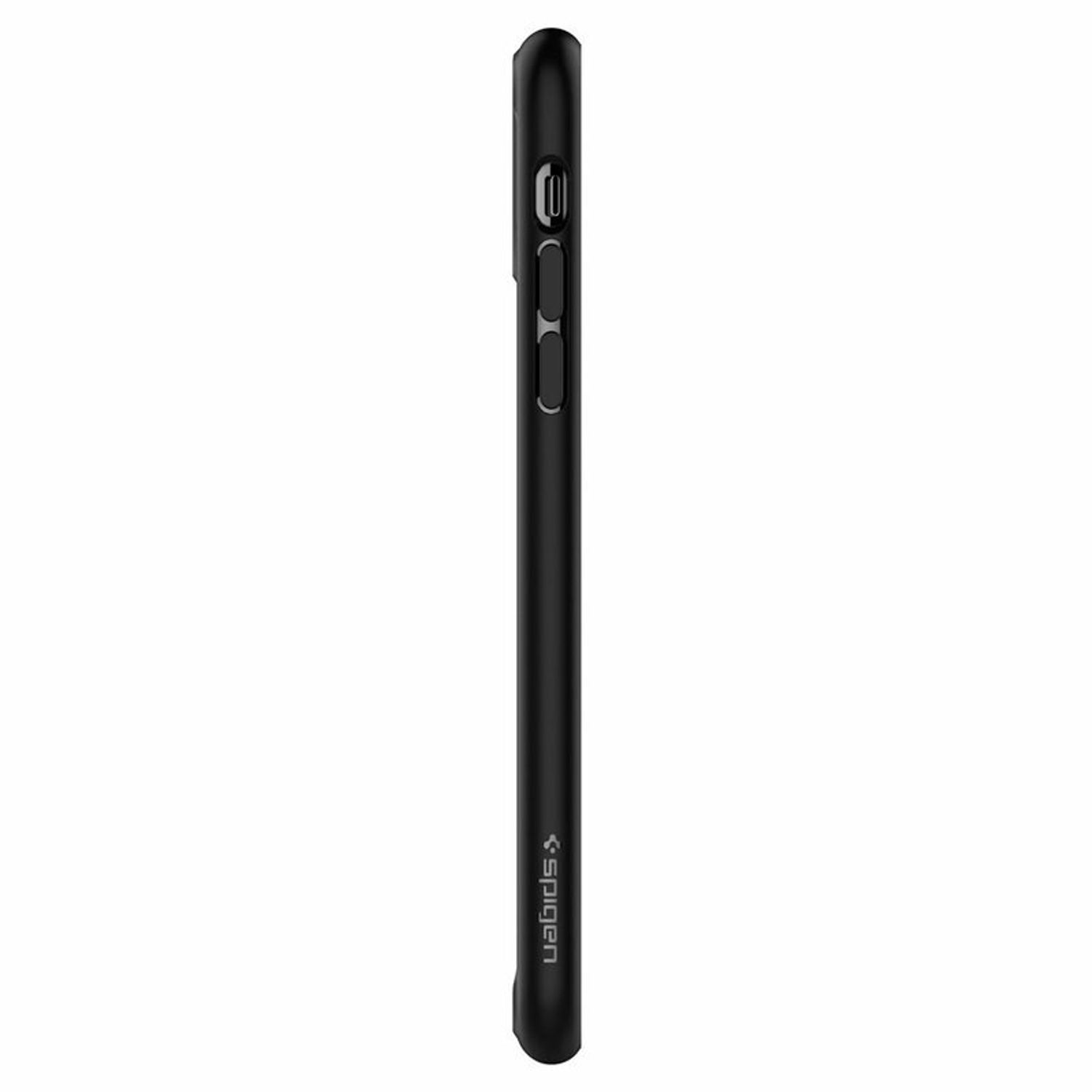 Husa premium Ultra Hybrid compatibila cu iPhone 11 Pro Max, Negru fotografia produsului View 3 L