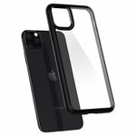 Husa premium Ultra Hybrid compatibila cu iPhone 11 Pro Max, Negru fotografia produsului