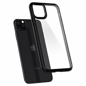 Husa premium ultra hybrid compatibila cu iphone 11 pro max, negru