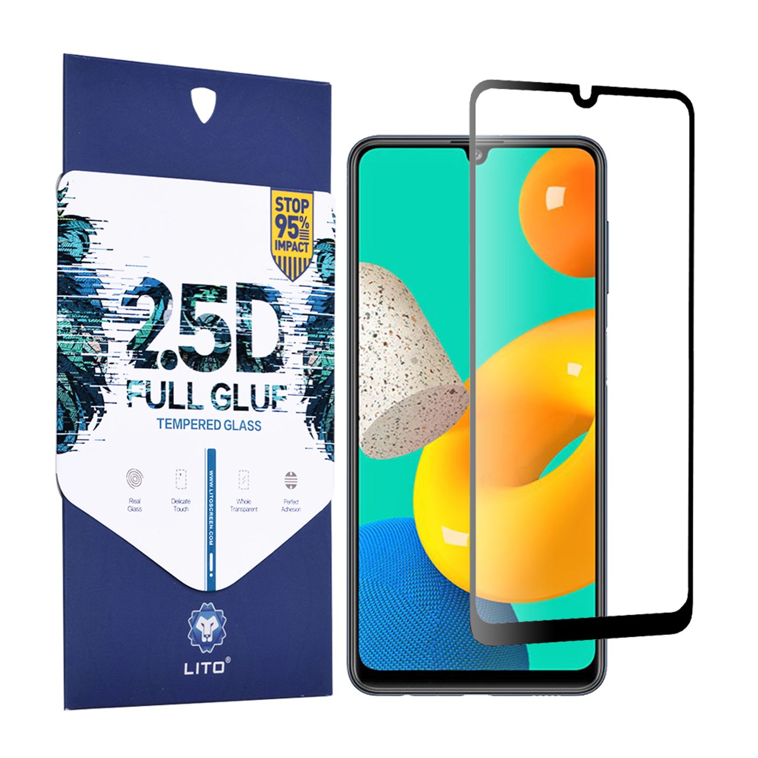 Folie protectie Samsung Galaxy M32 4G - Black fotografia produsului