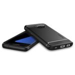 Husa premium Rugged Armor compatibila cu Samsung Galaxy S7, Negru fotografia produsului View 2 S