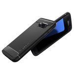 Husa premium Rugged Armor compatibila cu Samsung Galaxy S7, Negru fotografia produsului View 3 S