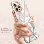 Husa premium i-Blason - Cosmo - iPhone 12 Pro Max - Marble fotografia produsului View 3 S