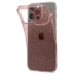 Husa premium Liquid Crystal compatibila cu iPhone 13 Pro Max, Glitter Rose fotografia produsului View 3 S