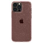 Husa premium Liquid Crystal compatibila cu iPhone 13 Pro Max, Glitter Rose fotografia produsului View 2 S