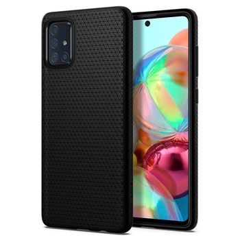 Husa premium liquid air compatibila cu samsung galaxy a51, negru